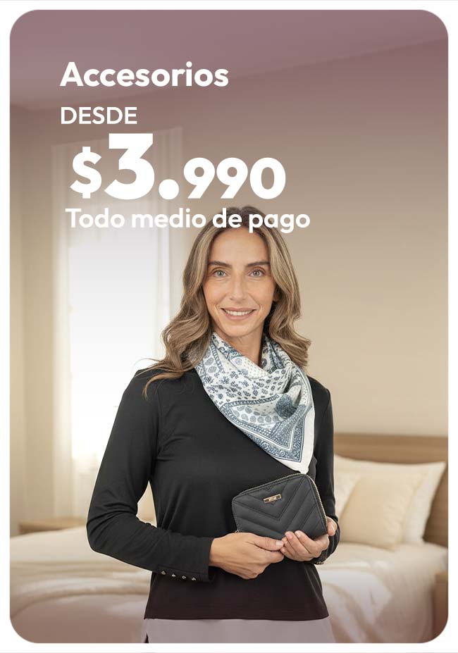 accesorios hasta 50% dcto