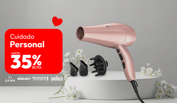 cuidado personal hasta 35% dcto