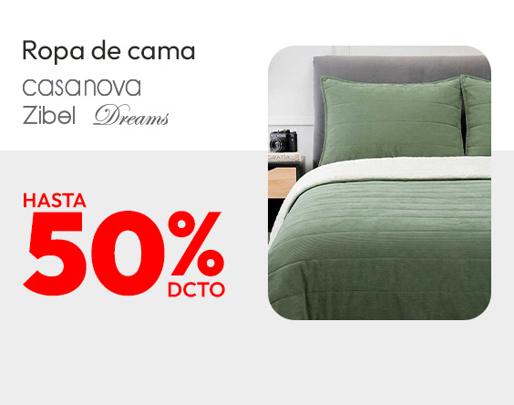 Abriga tu Cama / Hasta 50% de dcto
