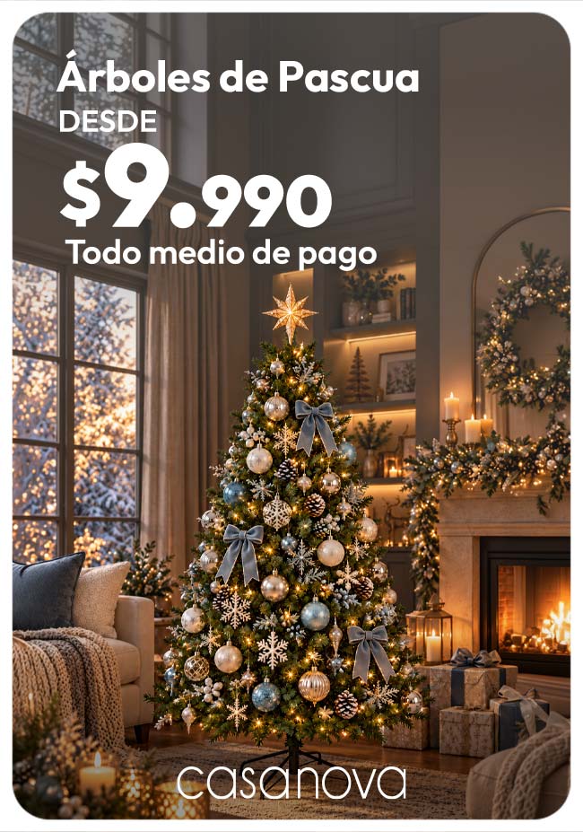 Árboles de Pascua desde $9.990