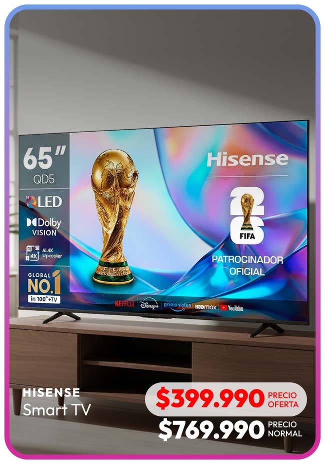 PANTALLA_L HISENSE  65QD5SV QLED 4K
