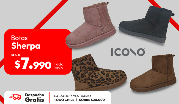 Bota Ícono desde $7.990