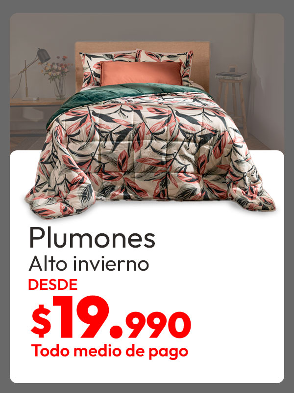 Ropa de cama desde $19.990