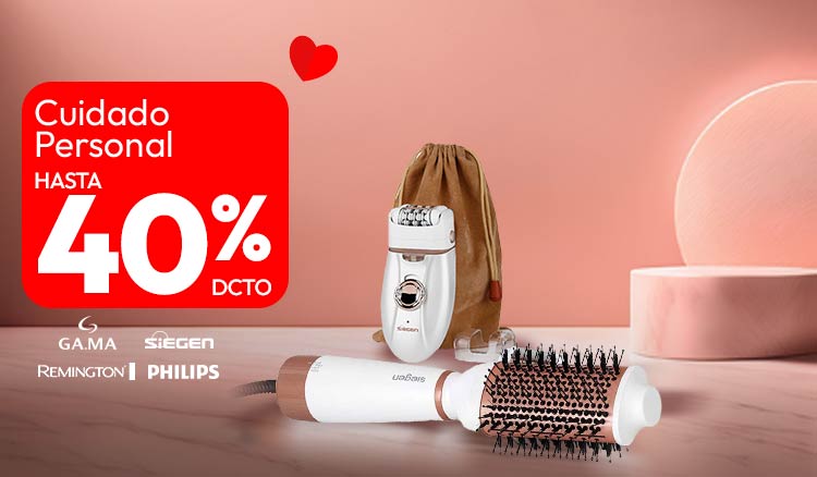 cuidado personal hasta 40% descuento