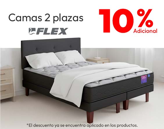 Flex 2 plazas 10% adicional