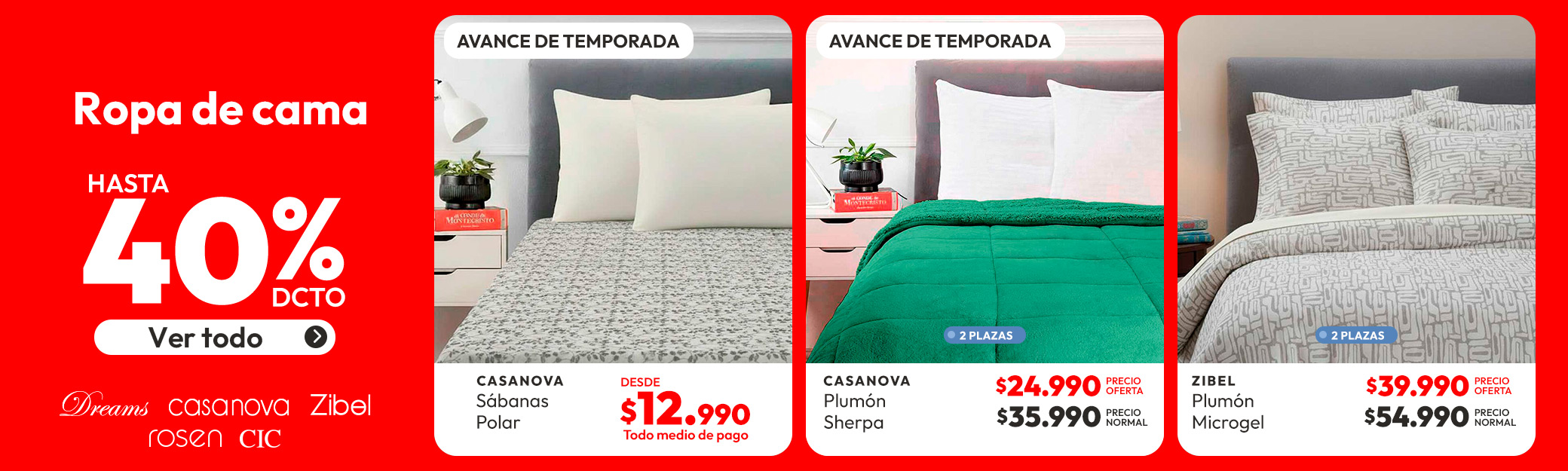 Ropa de cama