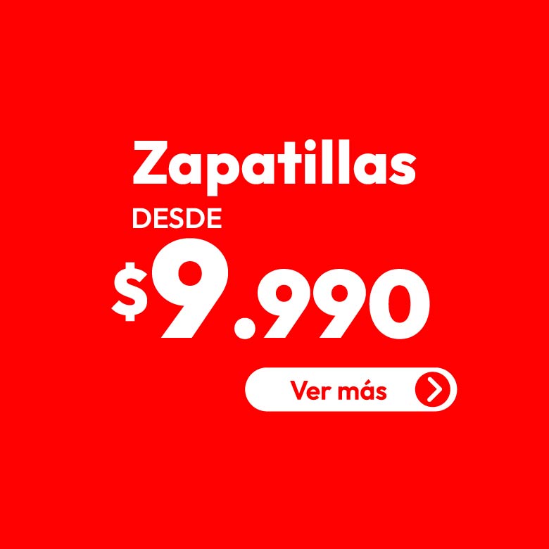 Zapatillas desde $19.990