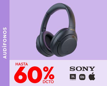 Audífonos hasta 60% dcto