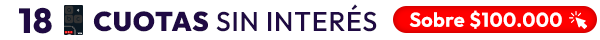 18 cuotas sin interés con tu tarjeta abc