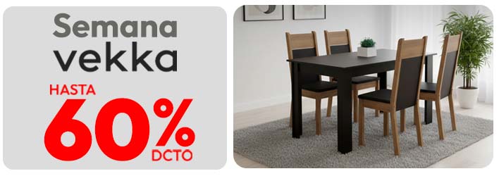semana vekka home hasta 60% dcto