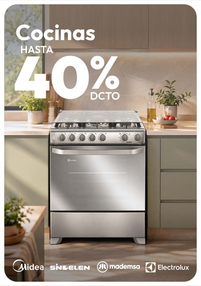 Cocinas hasta 40% de dcto