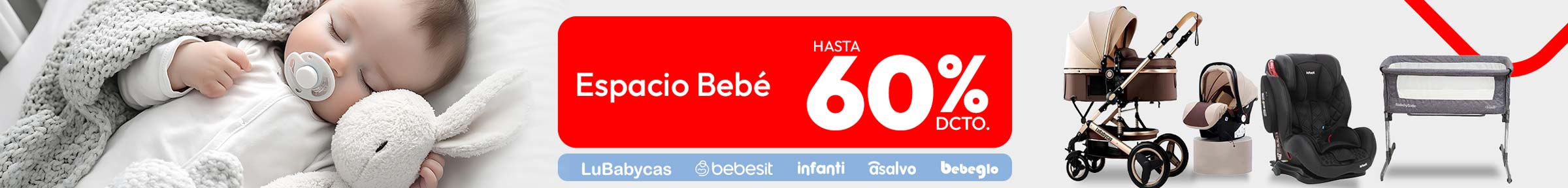 Espacio Bebé hasta 60% dcto