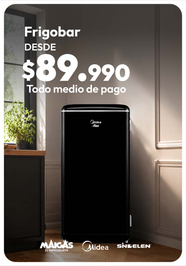 Frigobar desde $89.990