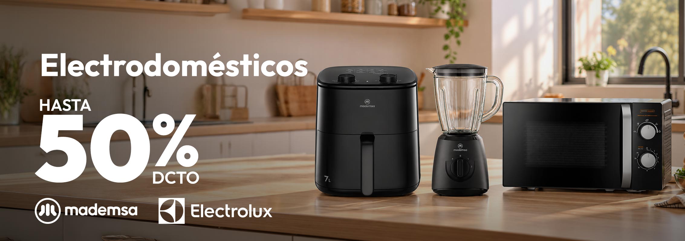 Electrodomesticos Hasta 50% de dcto