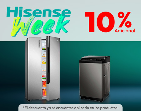  10% todo LB Hisense