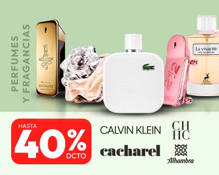 Perfumes y Fragancias hasta 40% dcto