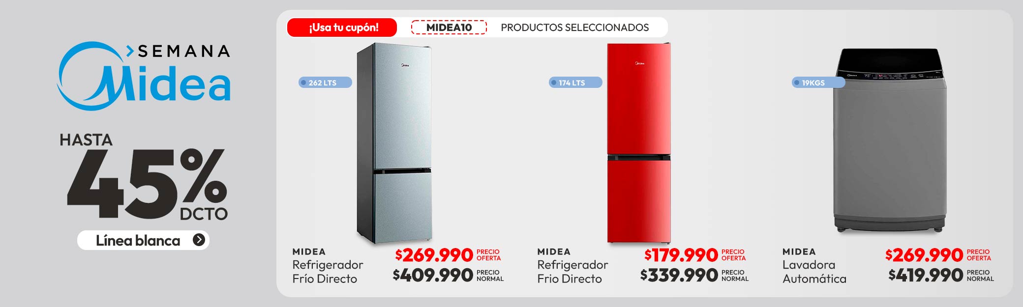 Refrigeración Midea Week