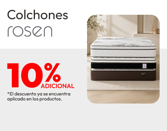 Colchones Rosen 10% adicional