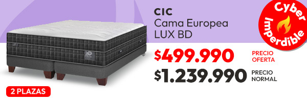 Cama Europea CIC BD Lux