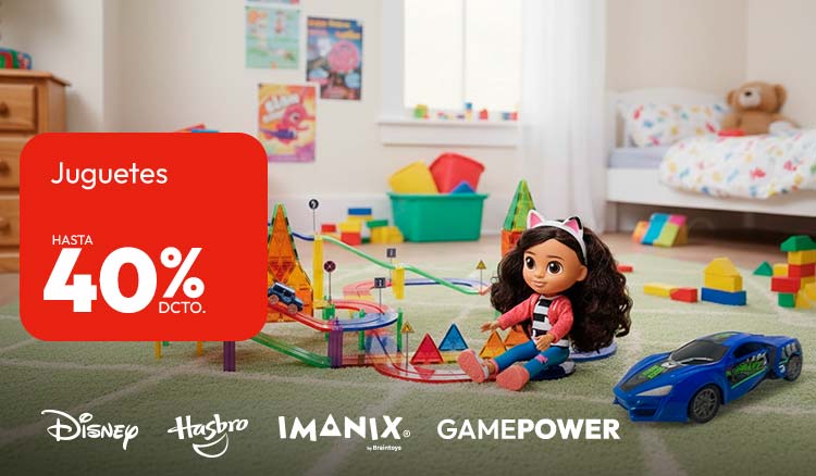 Juguetes hasta 40% dcto