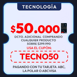 Cupón TECNO50 TLP