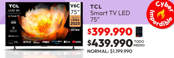 TCL 75 pulgadas