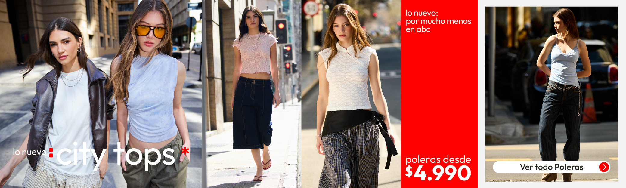 Poleras Mujer desde $4.990