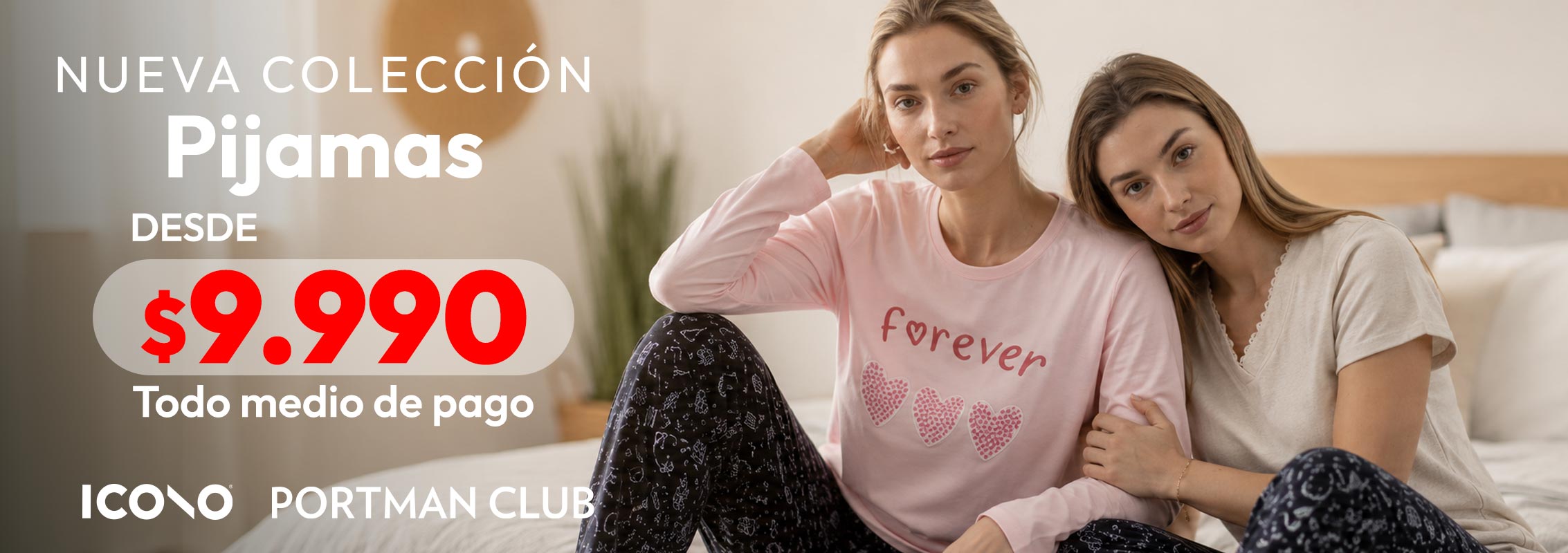 Pijamas desde $9.990
