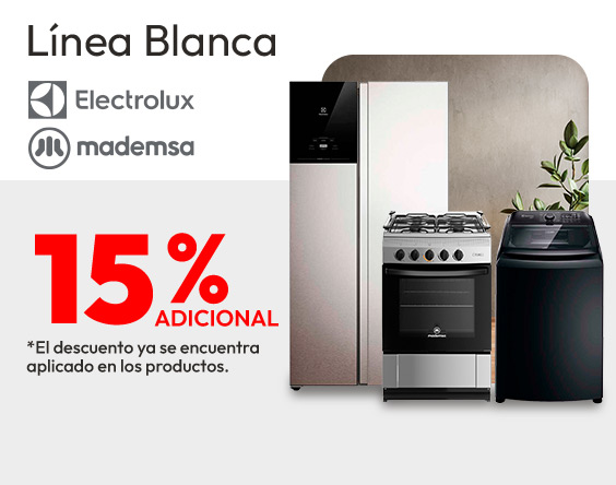 Electrolux y mademsa 15% de dcto adicional tmp