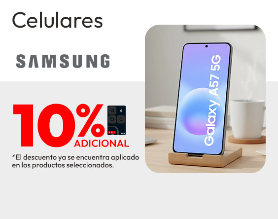 10% dcto adicional OFEX Celulares Samsung