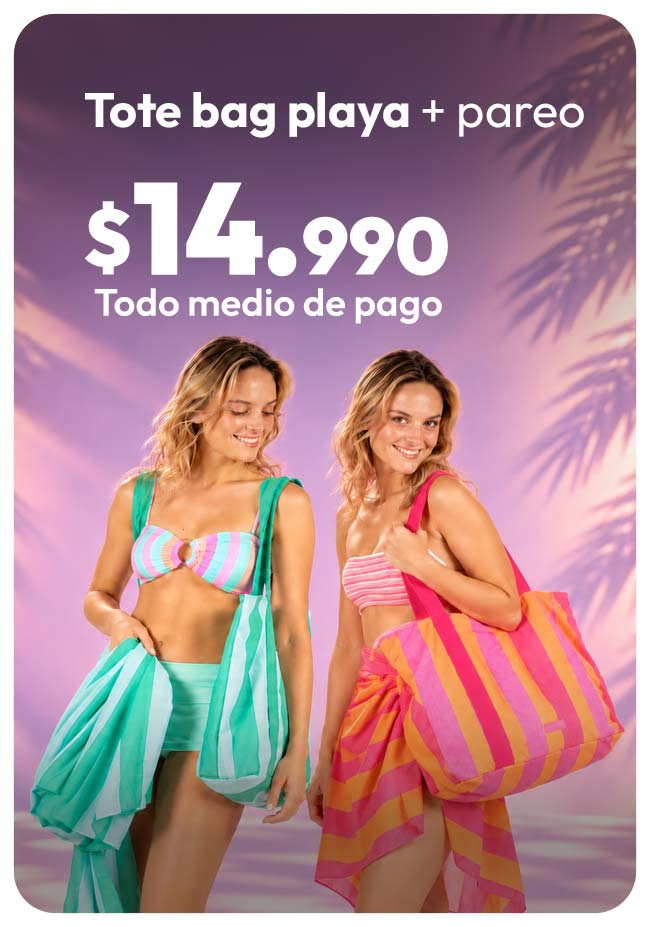 Bolso de playa $14.990