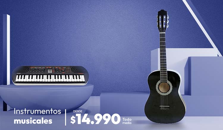 instrumentos musicales desde $14990