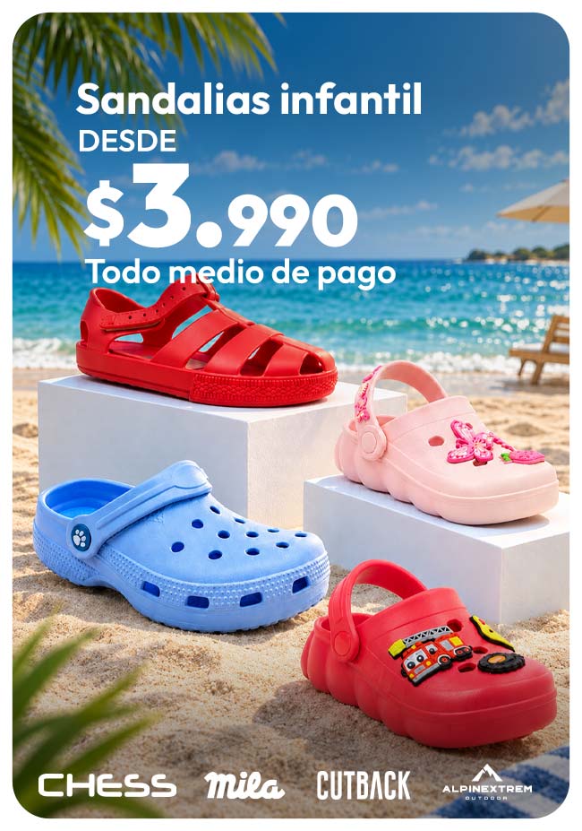 Sandalias Infantil desde $3.990