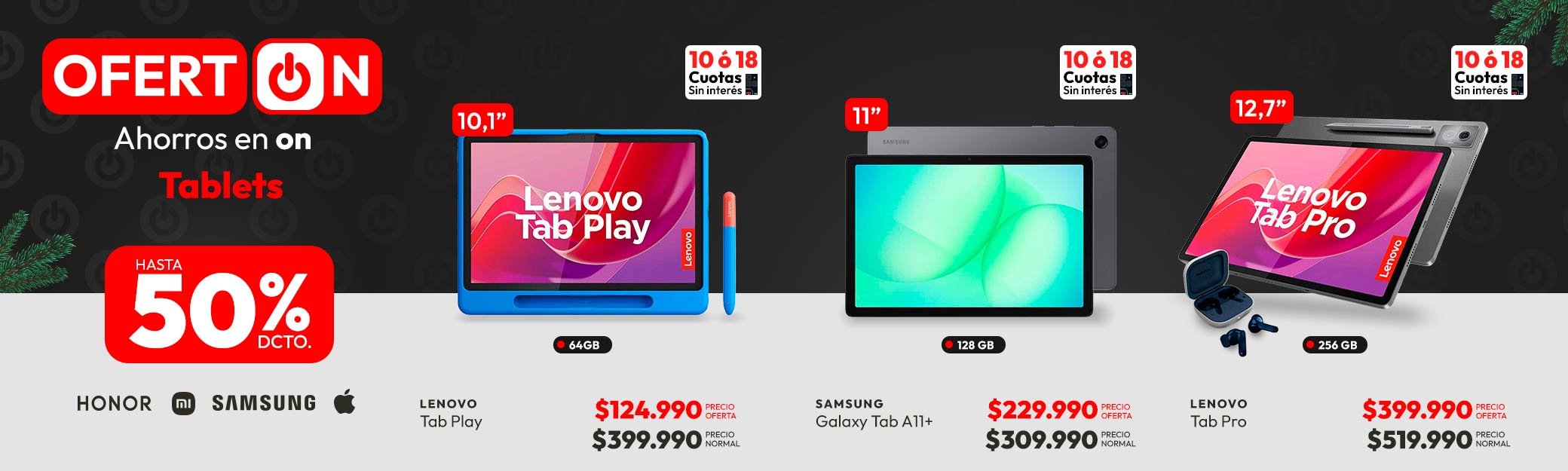 Tablets hasta 50% dcto