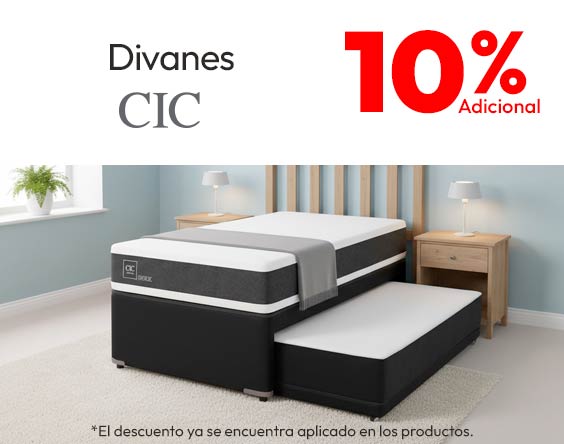Divanes CIC 10% adicional