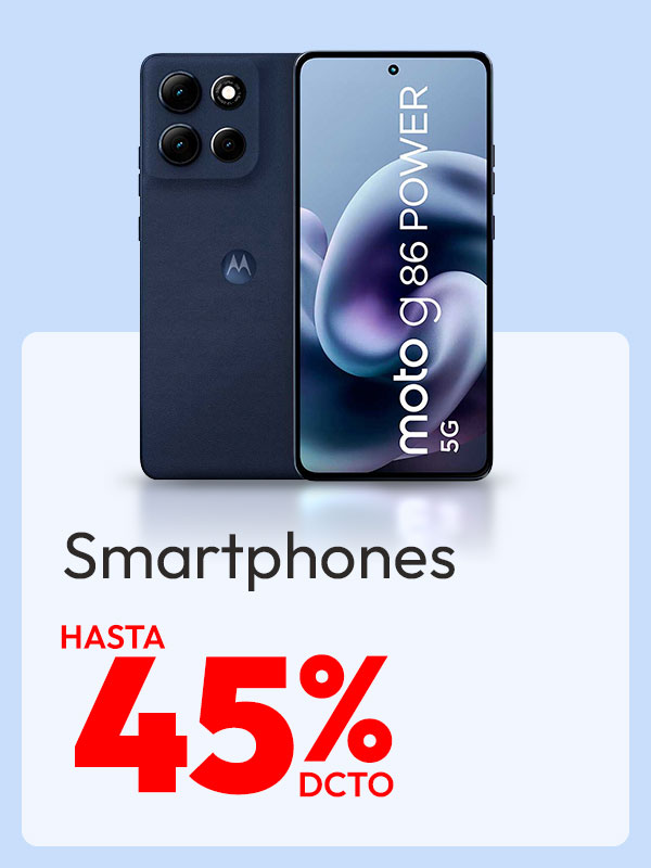 Smartphones Hasta 45% dcto