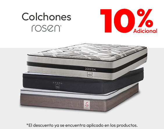 Colchones Rosen 10% dcto adicional TMP
