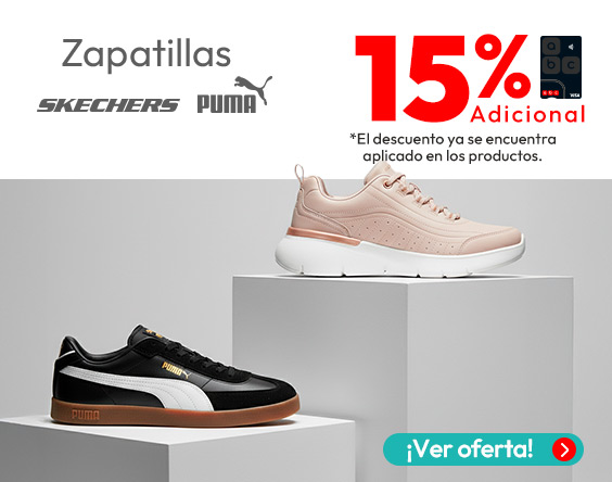 15% adicional zapatillas con Tlp