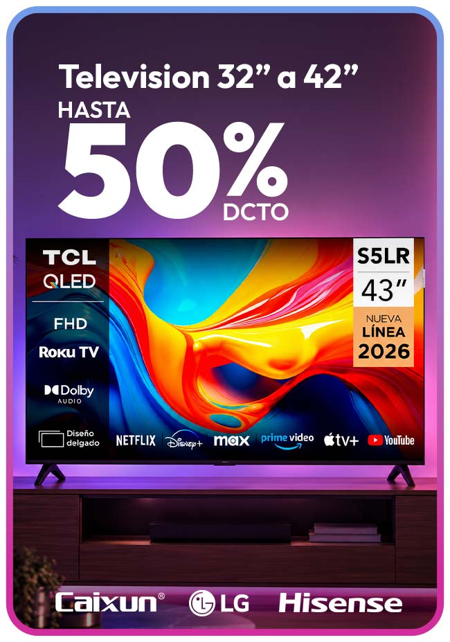 smart tv hasta 42 pulgadas