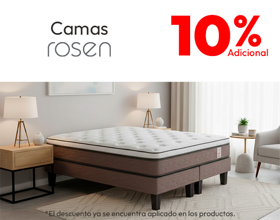 Camas Rosen10% ADICIONAL