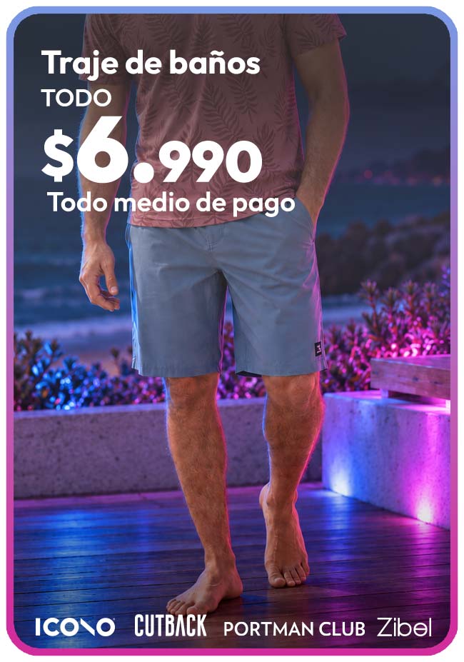 Traje de baños TODO  6.990
