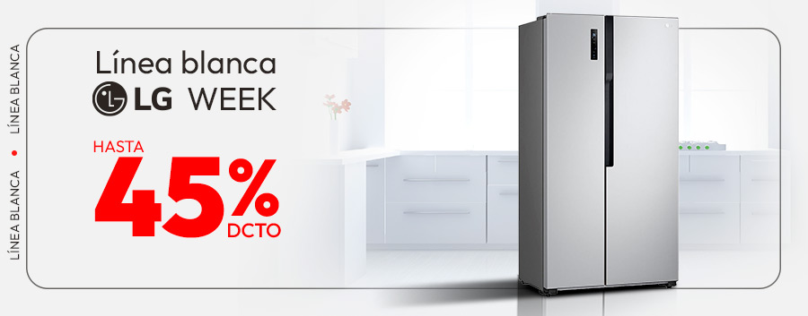 Especial LG WEEK Linea blanca hasta 45% de dcto