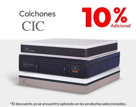 Cic Colchones 10% dcto adicional
