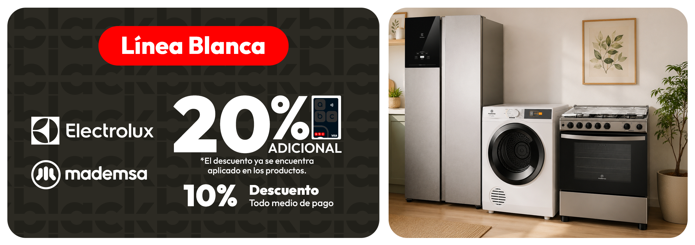 Electrolux 10% dcto adicional