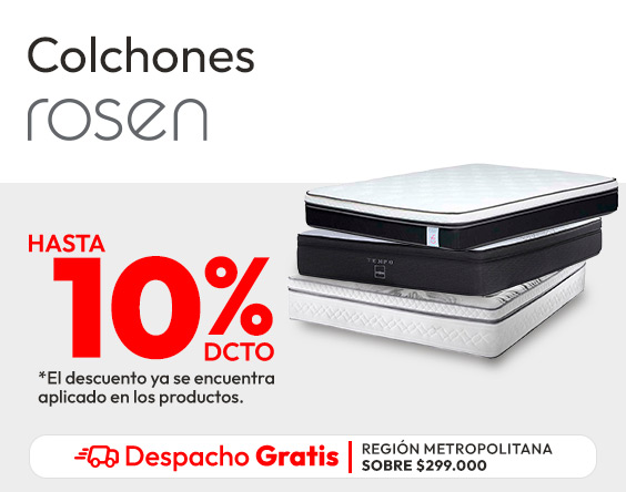 Colchones rosen 10%