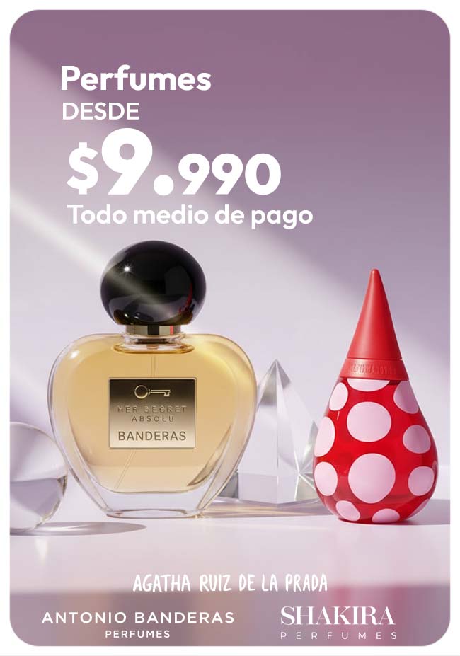 set de perfumes desde $10.450