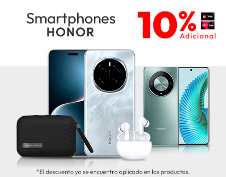  10% adicional TLP Honor celulares