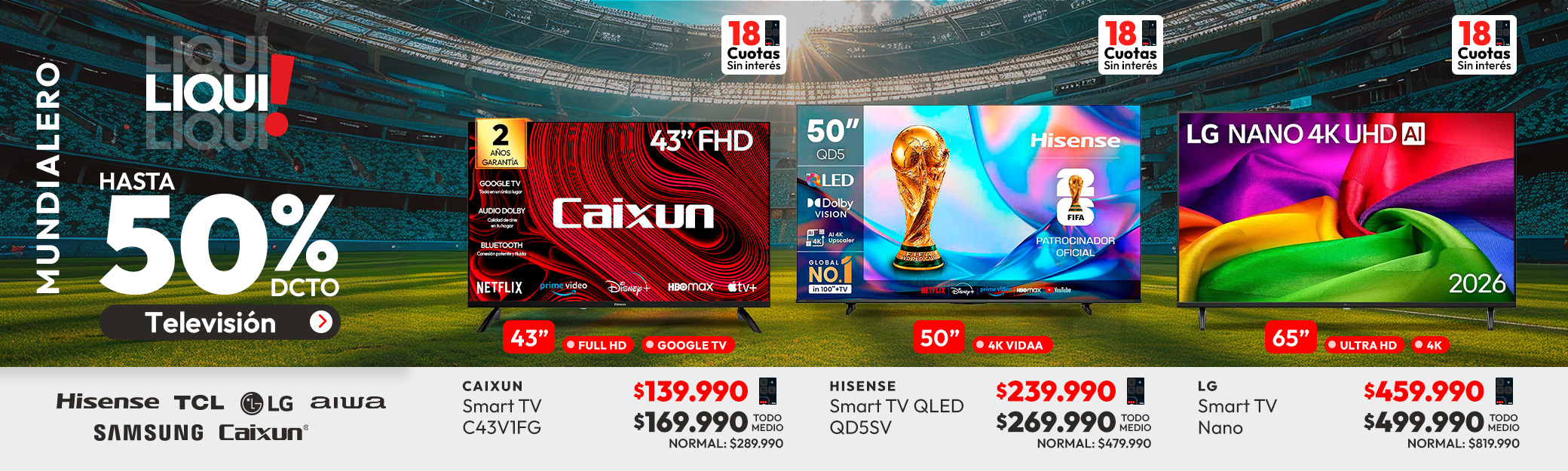 Televisores