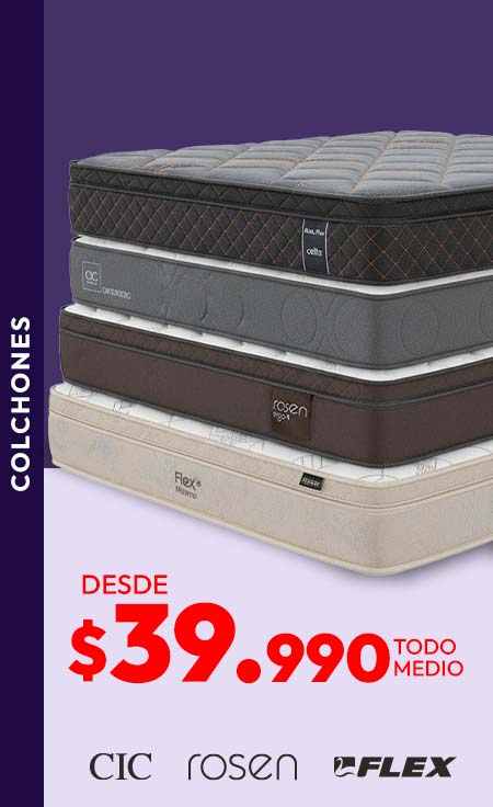Colchones desde $39.990