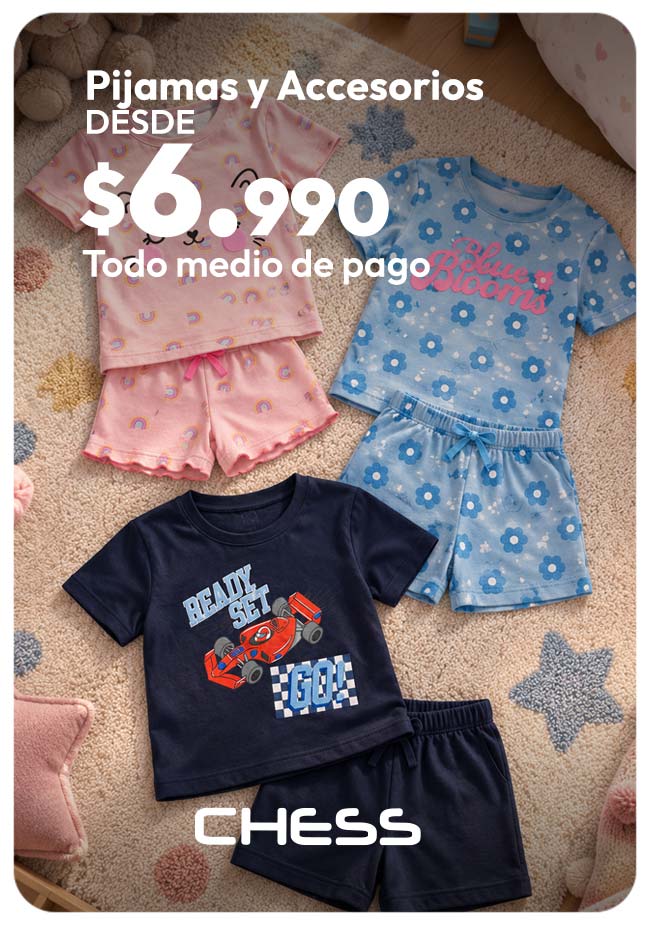 Pijamas y Accesorios desde $6.990